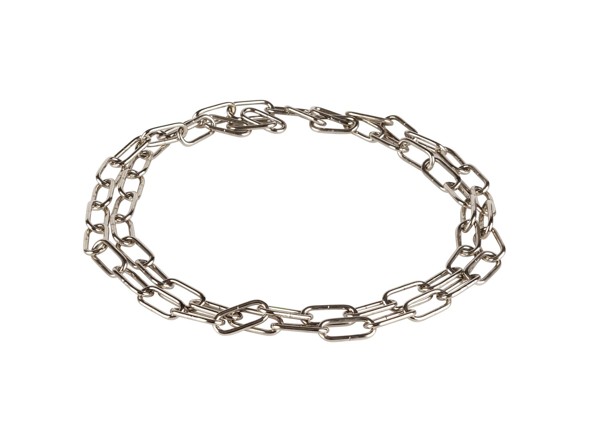 Lamp ketting chroom 20x10mm Lamp ketting chroom 20x10mm